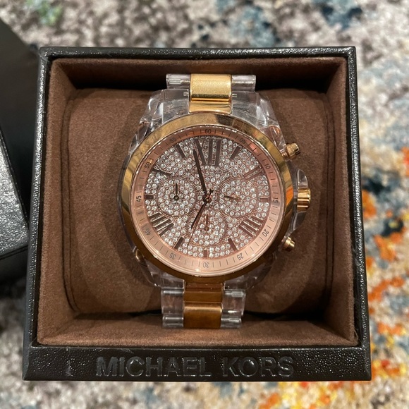Michael Kors Bradshaw rose gold watch